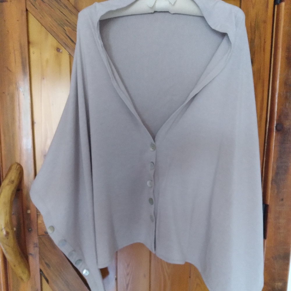 Chloe Angus Bamboo Button Wrap -- Wear 25 ways!